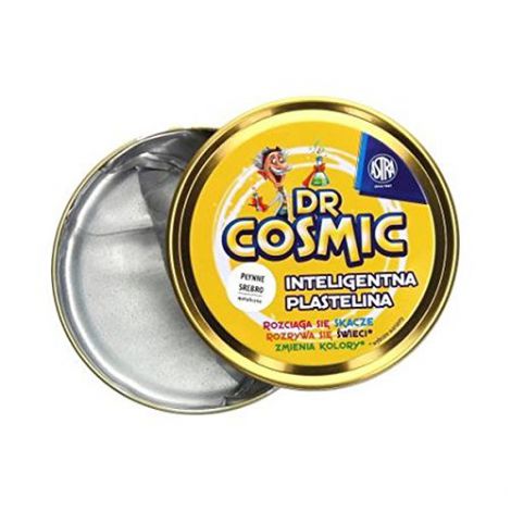 Plastelina Inteligentna Astra Cosmic, Płynne srebro, metaliczna - 2